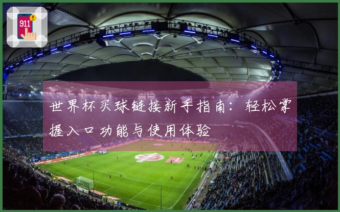 世界杯买球链接新手指南：轻松掌握入口功能与使用体验