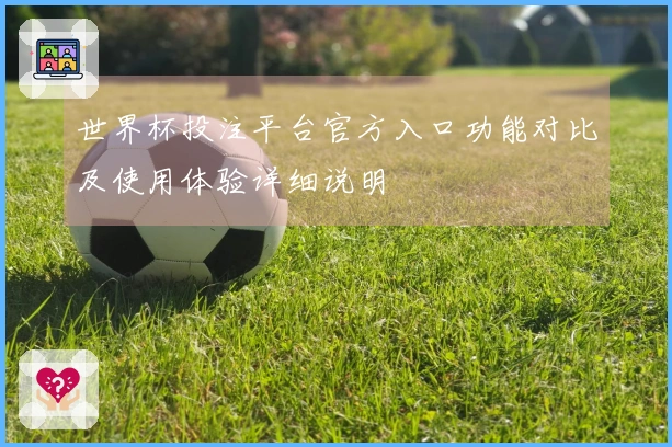 世界杯投注平台官方入口功能对比及使用体验详细说明