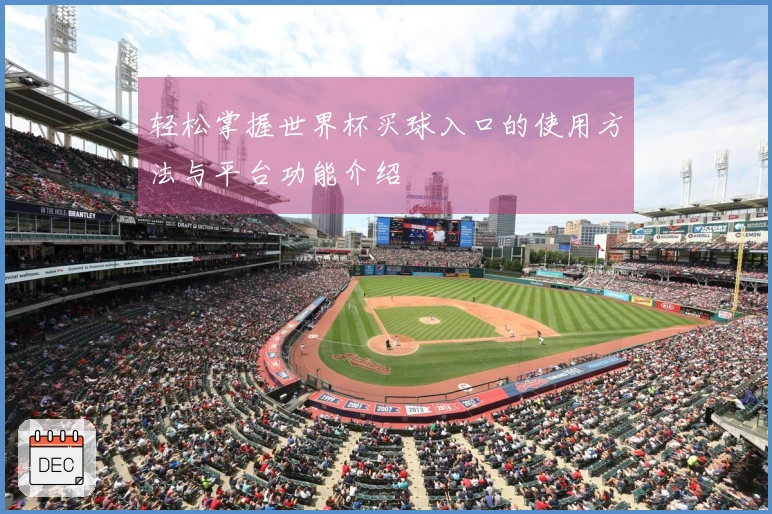 轻松掌握世界杯买球入口的使用方法与平台功能介绍